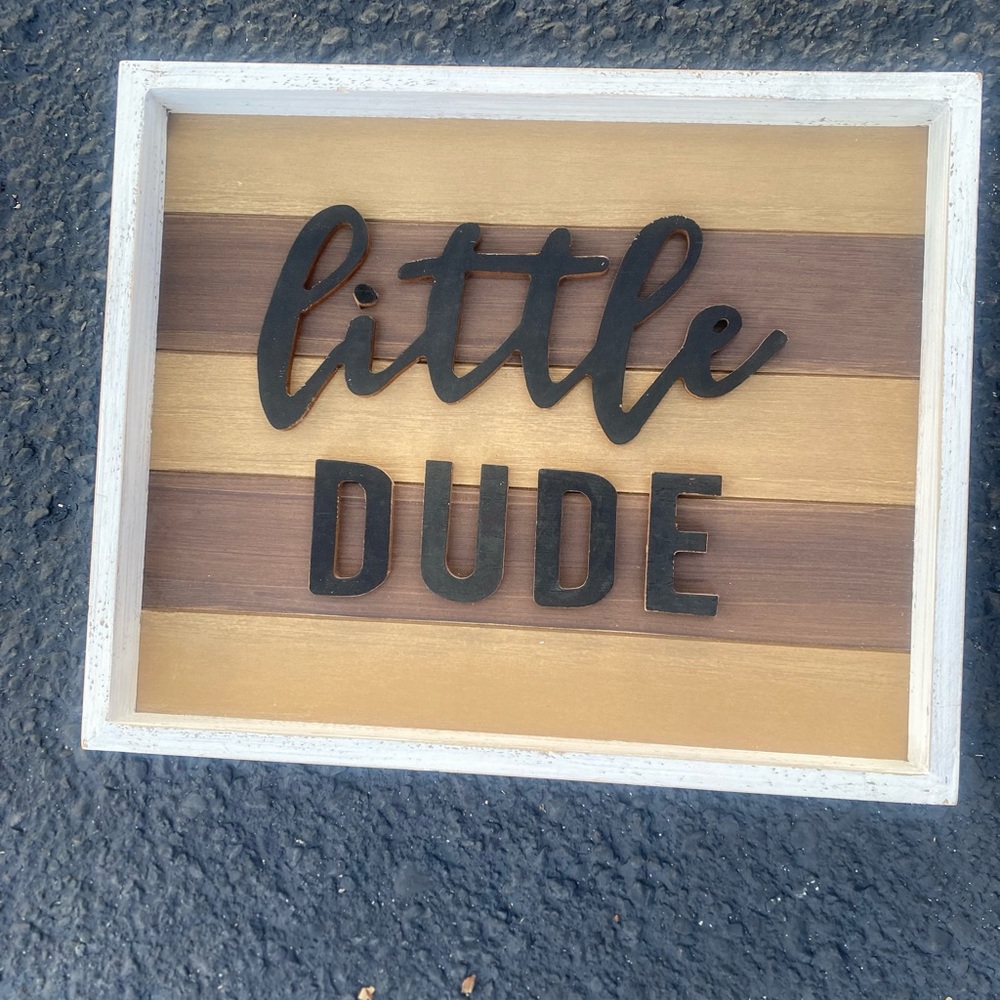 LITTLE DUDE wall decor